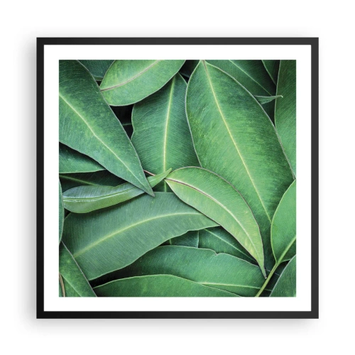Plakat w czarnej ramie - Soczyste i świeże - 60x60 cm