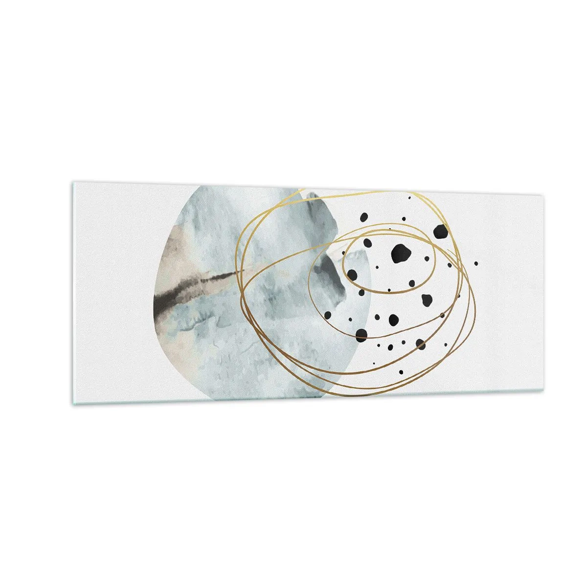 Obraz na szkle - W objęciach przestrzeni - 100x40 cm