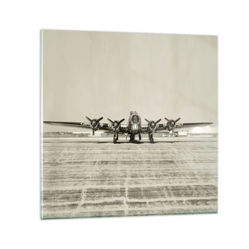 Obraz na szkle - Jak zawsze gotowy - 60x60 cm