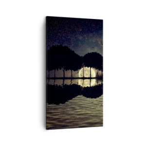 Obraz na płótnie - Noc na krańcu świata - 45x80 cm
