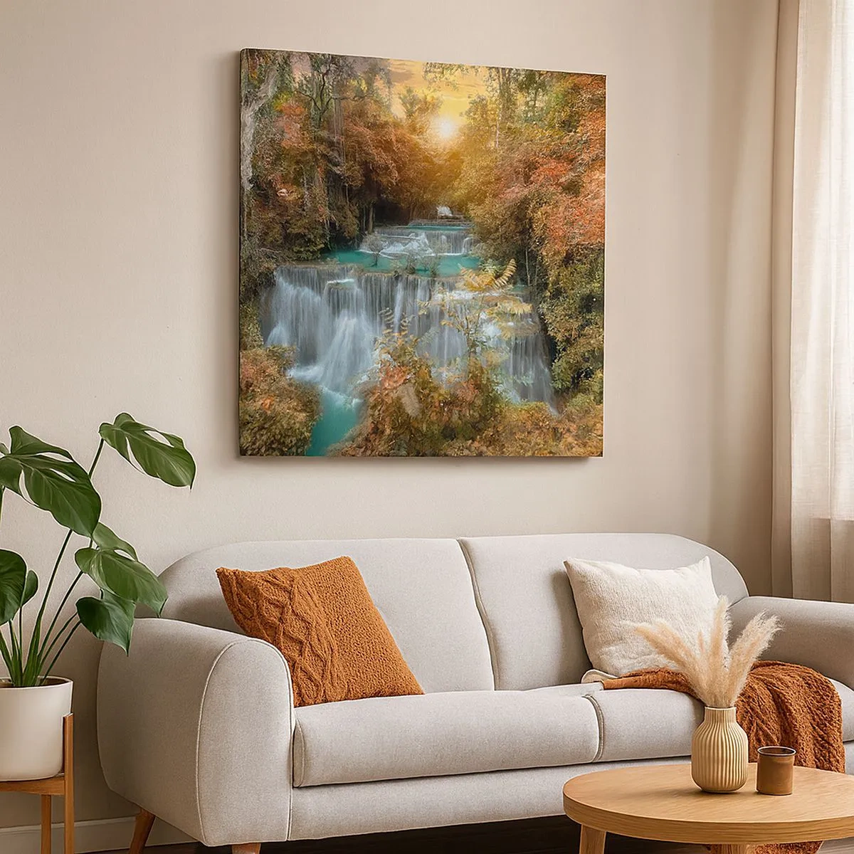 Obraz na płótnie - Ukryty skarb lasu - 30x30 cm