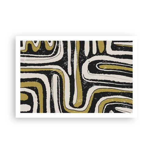 Plakat - Kompozycja: trakty i zaułki - 91x61 cm