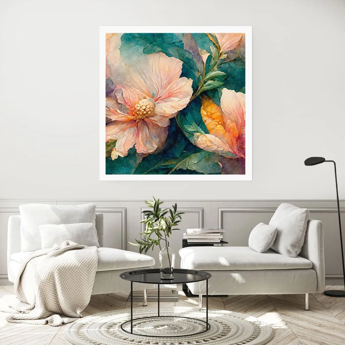 Plakat - Sama subtelność - 60x60 cm