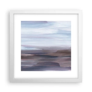 Plakat w białej ramie - Żywioły: woda - 30x30 cm