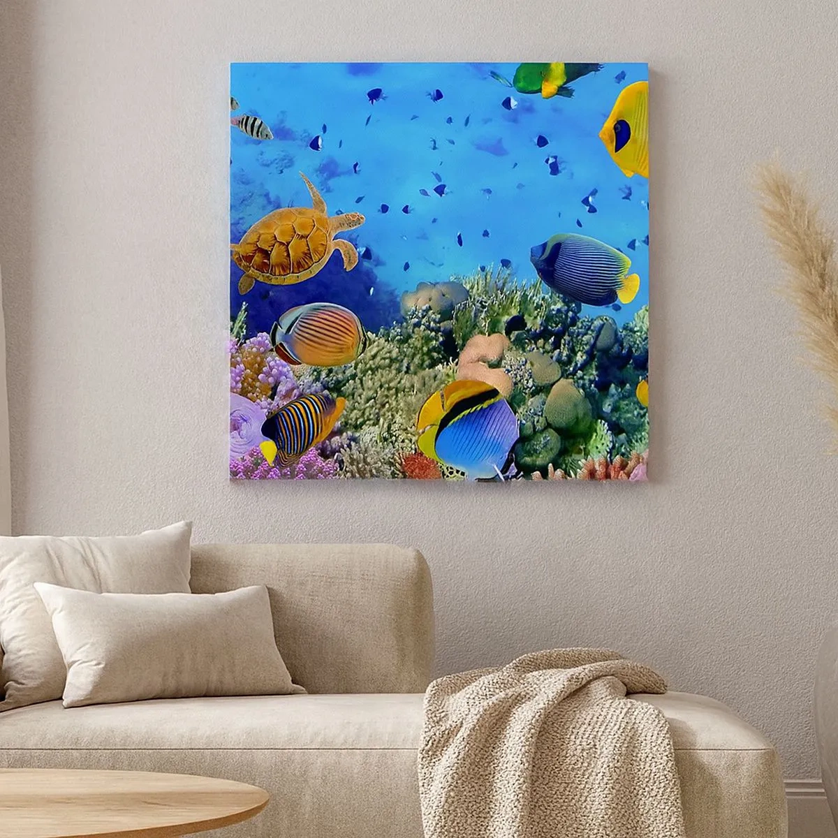 Obraz na płótnie - I co my wiemy o życiu... - 30x30 cm