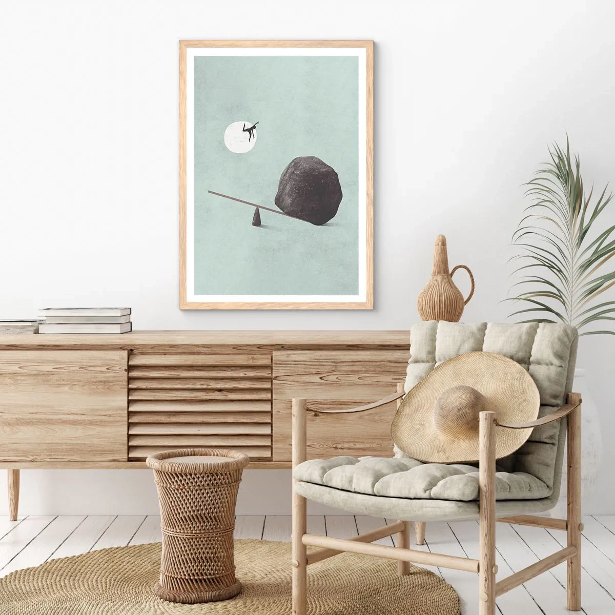 Plakat w ramie jasny dąb - Spełnione marzenie - 70x100 cm