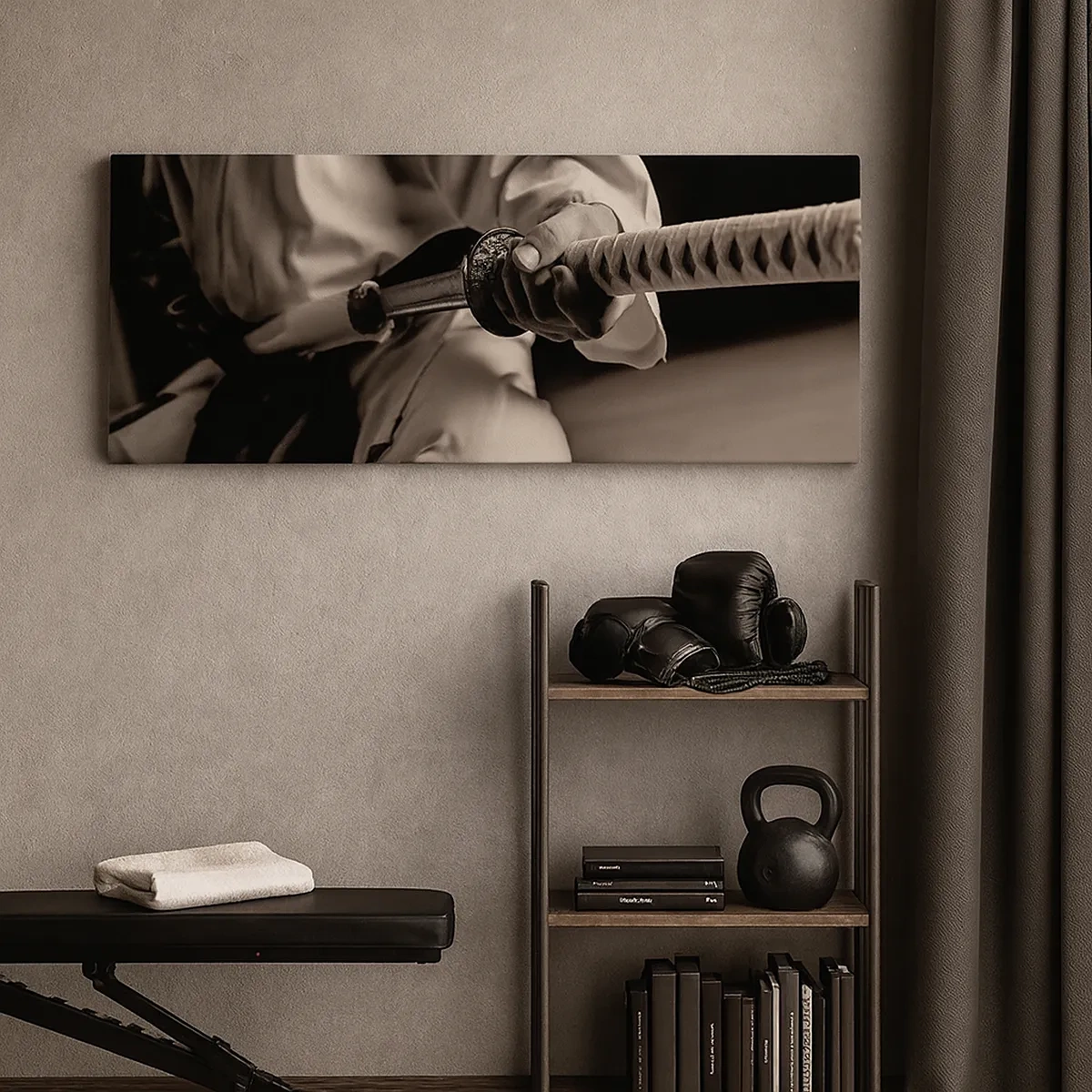 Obraz na płótnie - Dusza wojownika - 30x30 cm