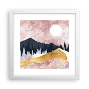 Plakat w białej ramie - Nocna straż - 30x30 cm