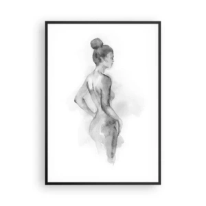 Plakat w czarnej ramie - Piękna jak malowanie - 70x100 cm