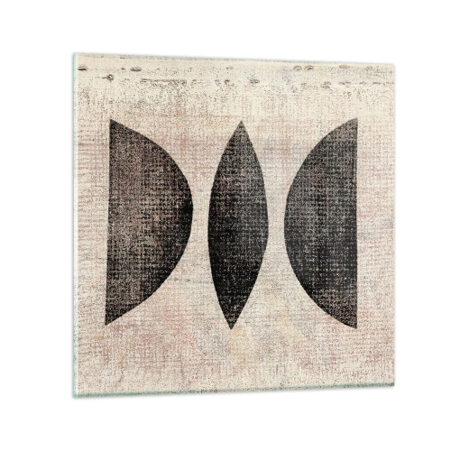Obraz na szkle - Etniczna abstrakcja - 30x30 cm