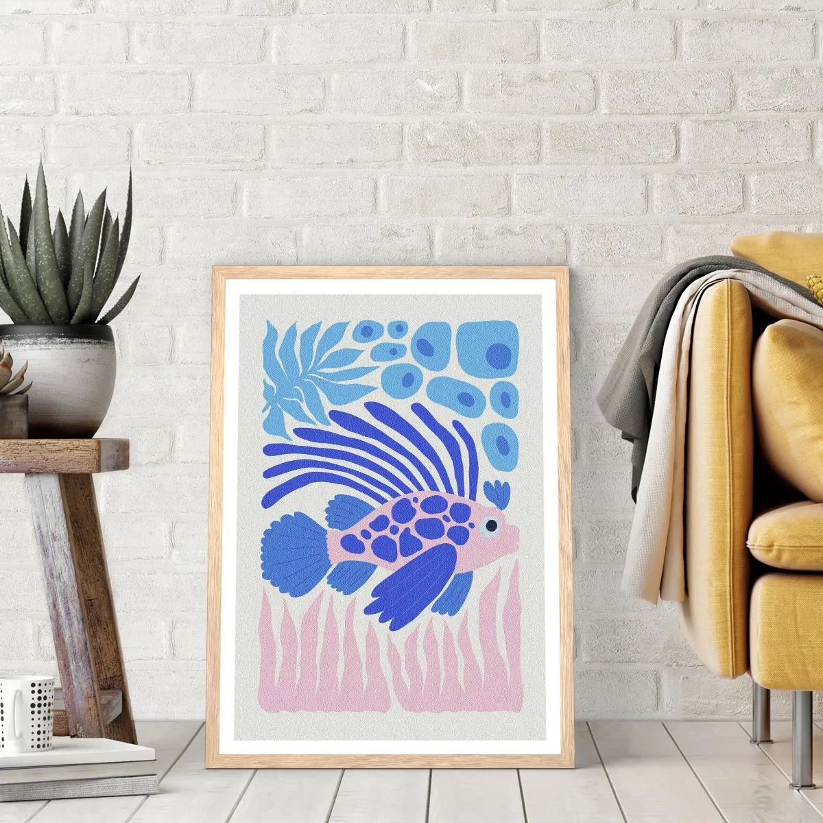 Plakat w ramie jasny dąb - W swoim żywiole - 30x40 cm