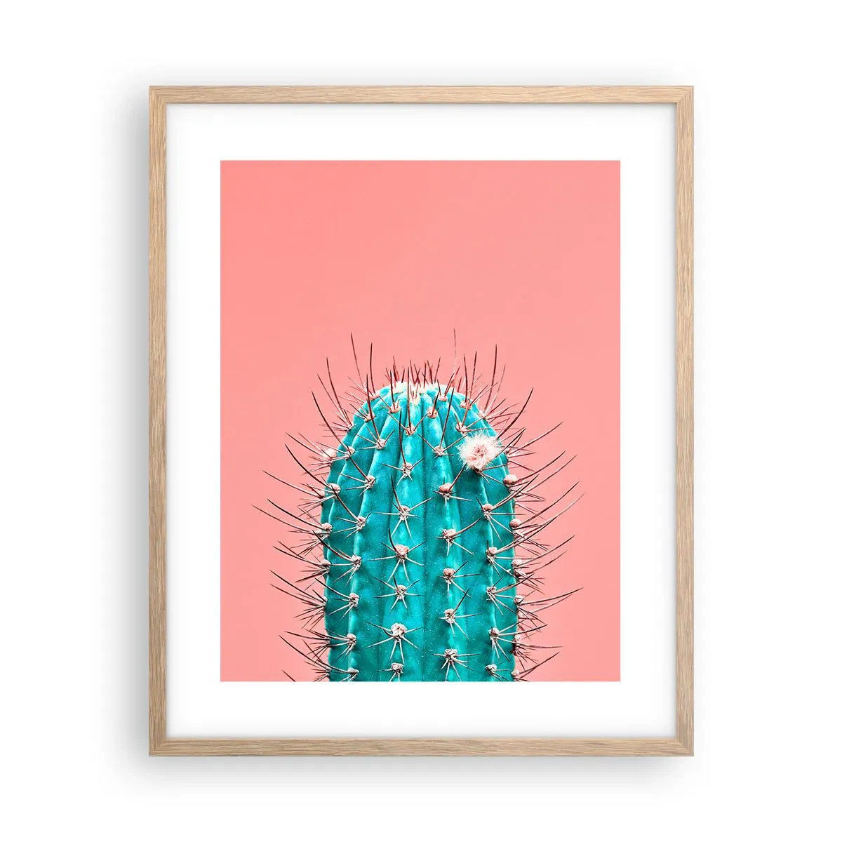 Plakat w ramie jasny dąb - Tylko patrz - 40x50 cm