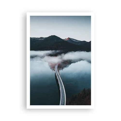 Plakat - Nad wodą gładką jak lustro - 70x100 cm