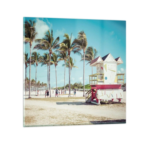 Obraz na szkle - Przed tobą piękny dzień - 70x70 cm