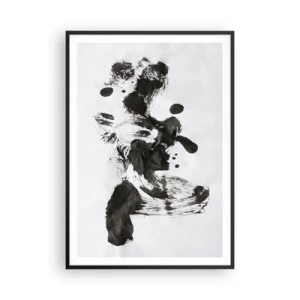 Plakat w czarnej ramie - W szaleństwie metoda? - 70x100 cm