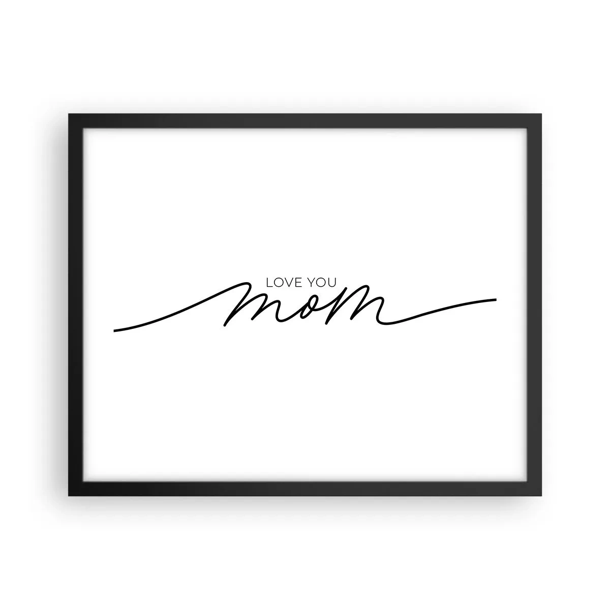 Plakat w czarnej ramie - Wielkie wzruszenie - 50x40 cm