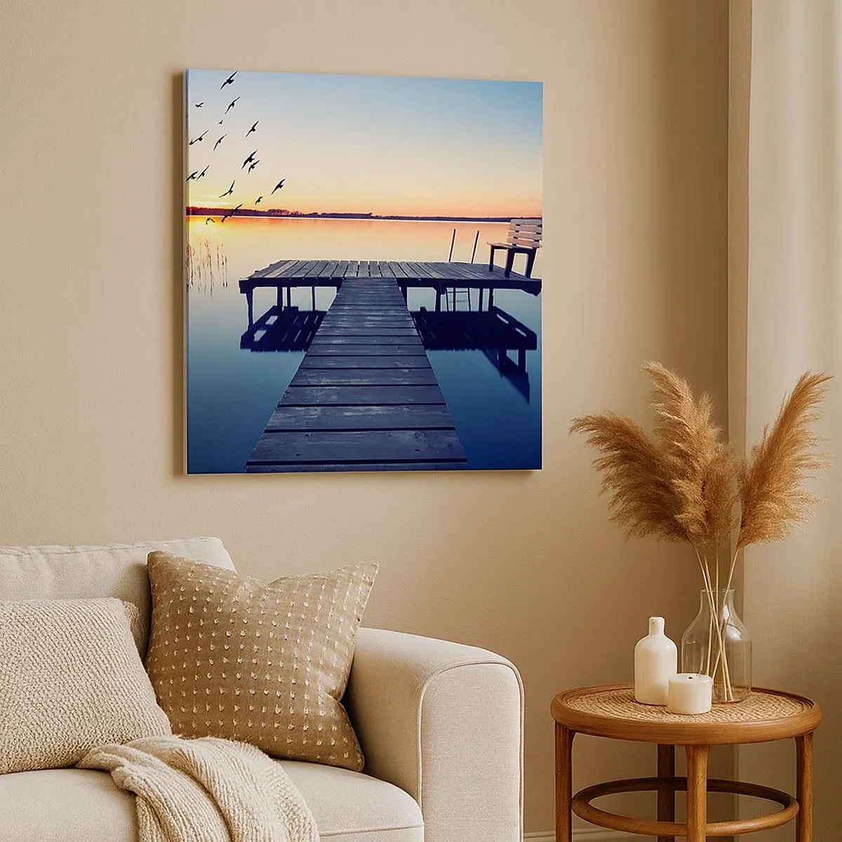 Obraz na płótnie - To był dobry dzień - 30x30 cm