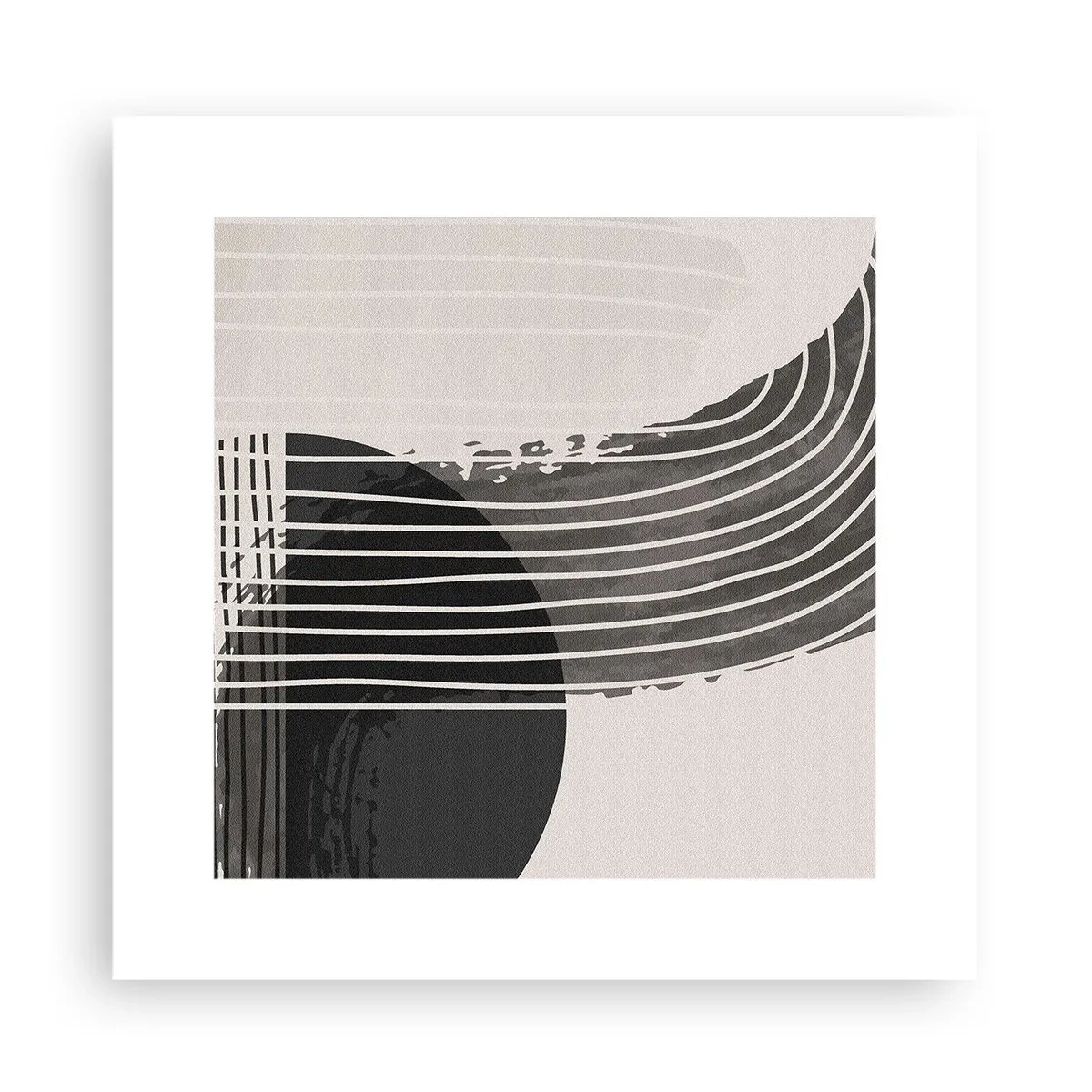 Plakat - Tam i z powrotem - 30x30 cm