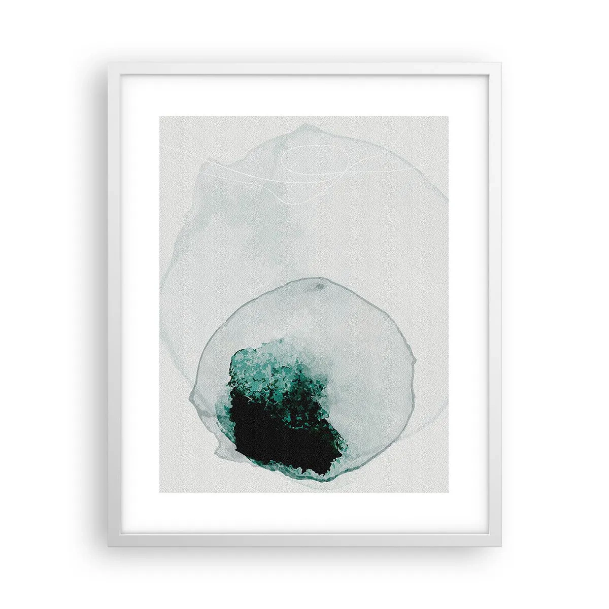 Plakat w białej ramie - W kropli wody - 40x50 cm