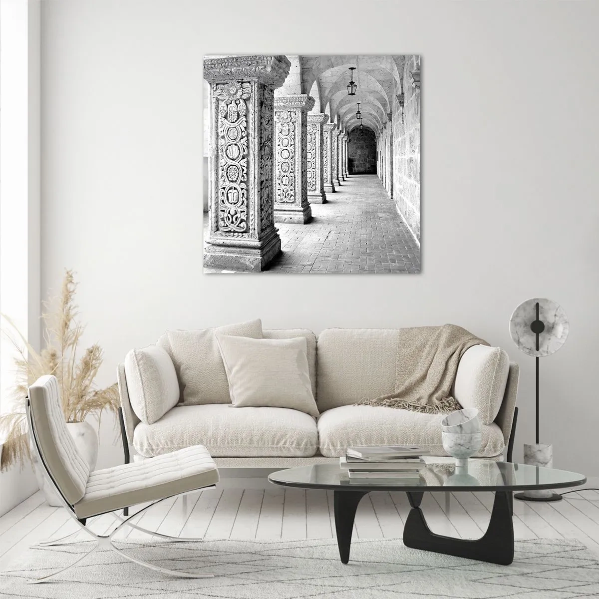 Obraz na szkle - A dokąd to…? - 70x70 cm