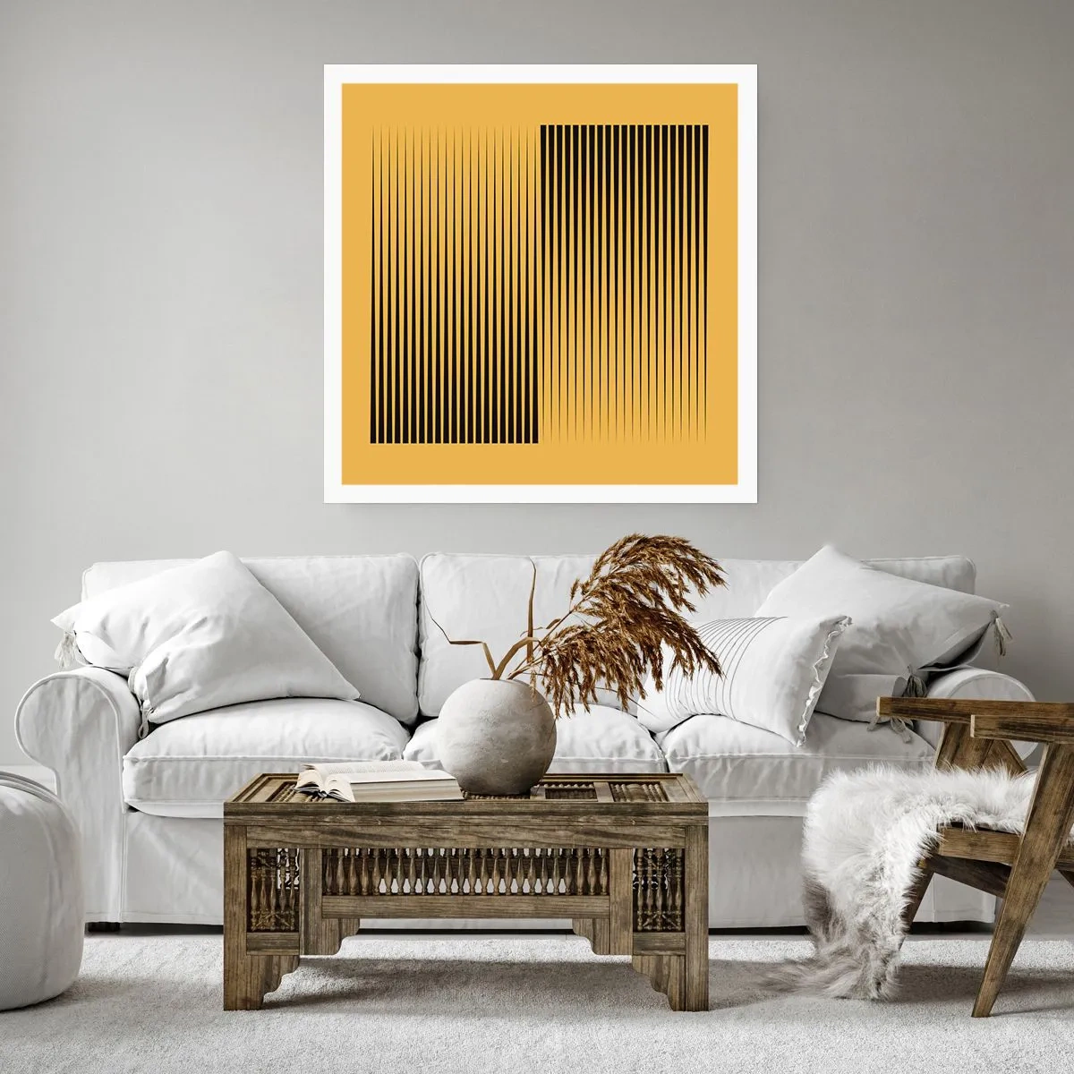 Plakat - Kwadratura przeciwieństw - 50x50 cm