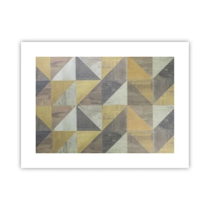 Plakat - Pod kątem trójkąta - 40x30 cm