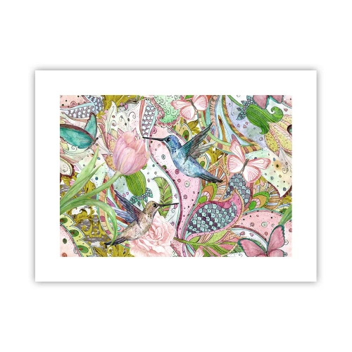 Plakat - Wplątane w pnączach - 40x30 cm