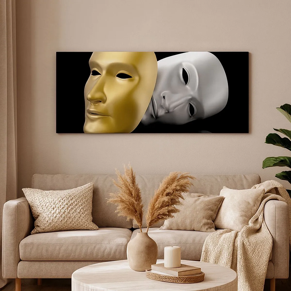 Obraz na płótnie - Życie to jest teatr - 100x40 cm