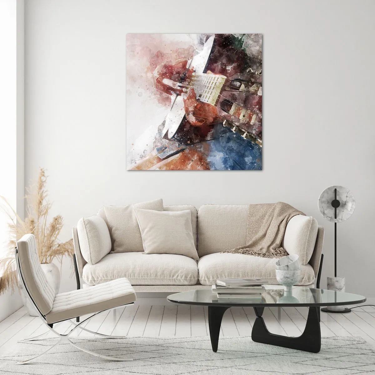 Obraz na szkle - I co o tym myślisz? - 30x30 cm