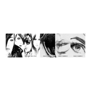 Fototapeta Próbka Premium Canvas - Uroda zwielokrotniona - Kobieta, Oczy Kobiety, Portret Kobiety - 100x30 cm