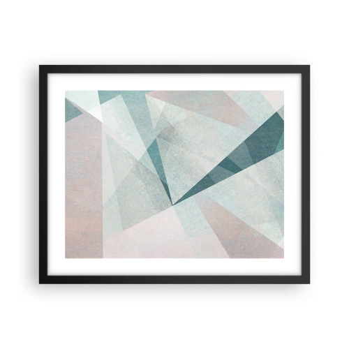 Plakat w czarnej ramie - Spokojnie choć dynamicznie - 50x40 cm