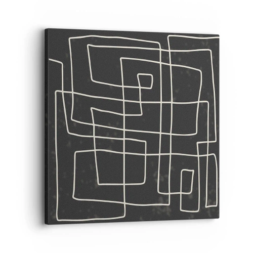 Obraz na płótnie - Nie taki prosty - 30x30 cm