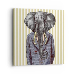 Obraz na płótnie - Elegancki z natury - 40x40 cm