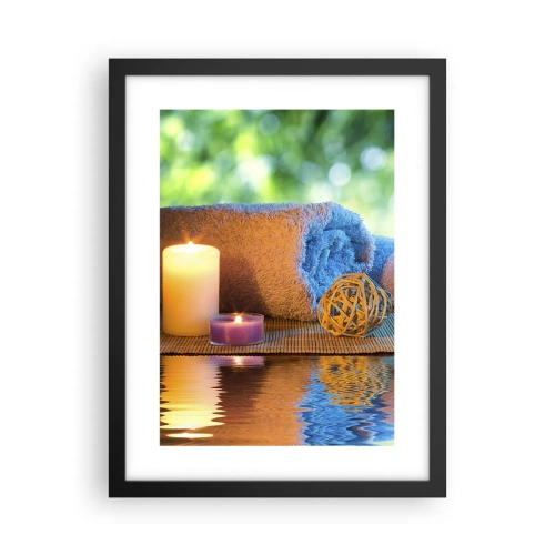 Plakat w czarnej ramie - Czas dla ciała - 30x40 cm