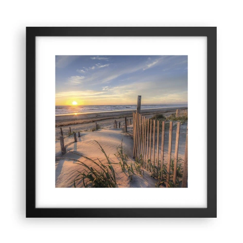 Plakat w czarnej ramie - Blask i cień wiatru - 30x30 cm