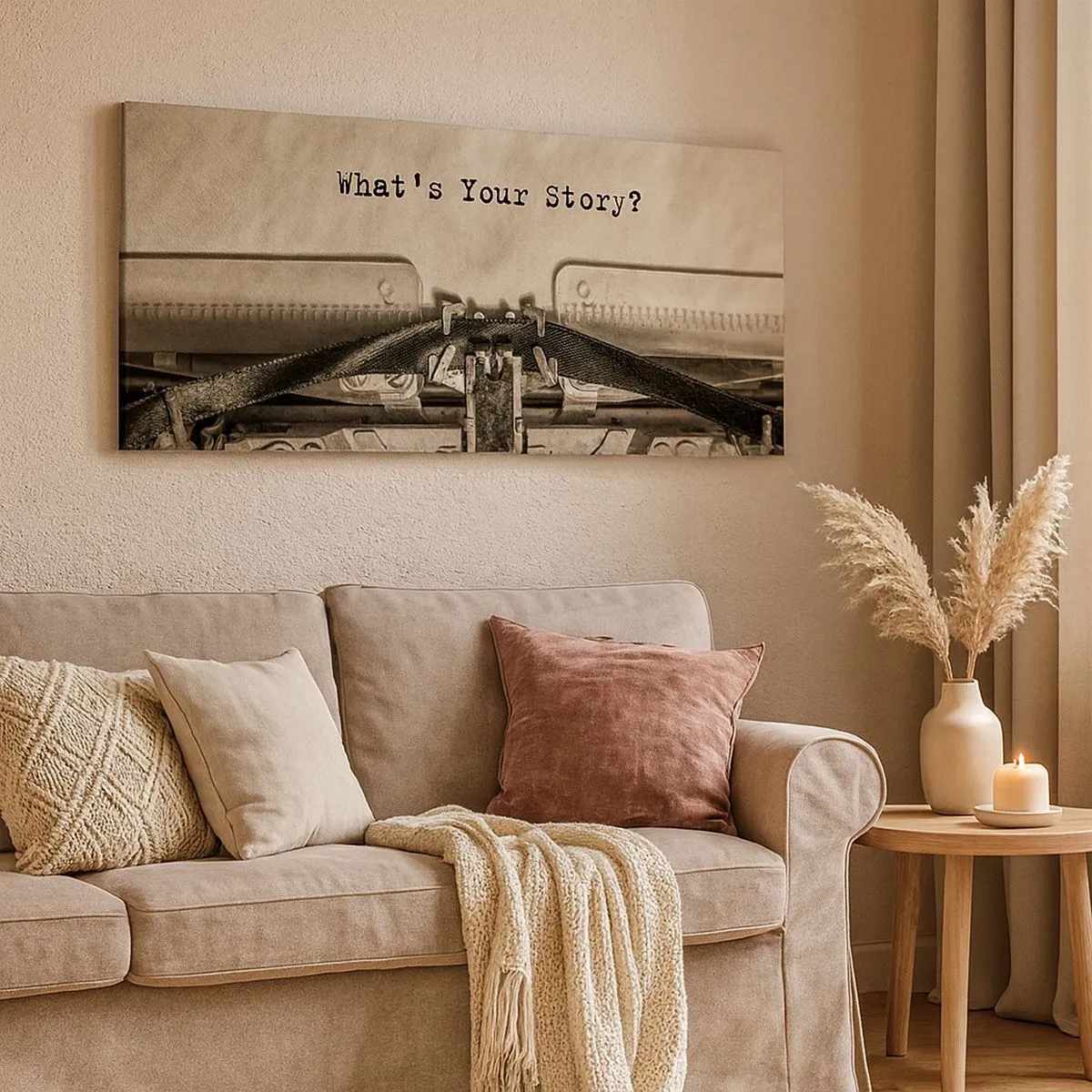 Obraz na płótnie - Opowiedz mi - 100x40 cm