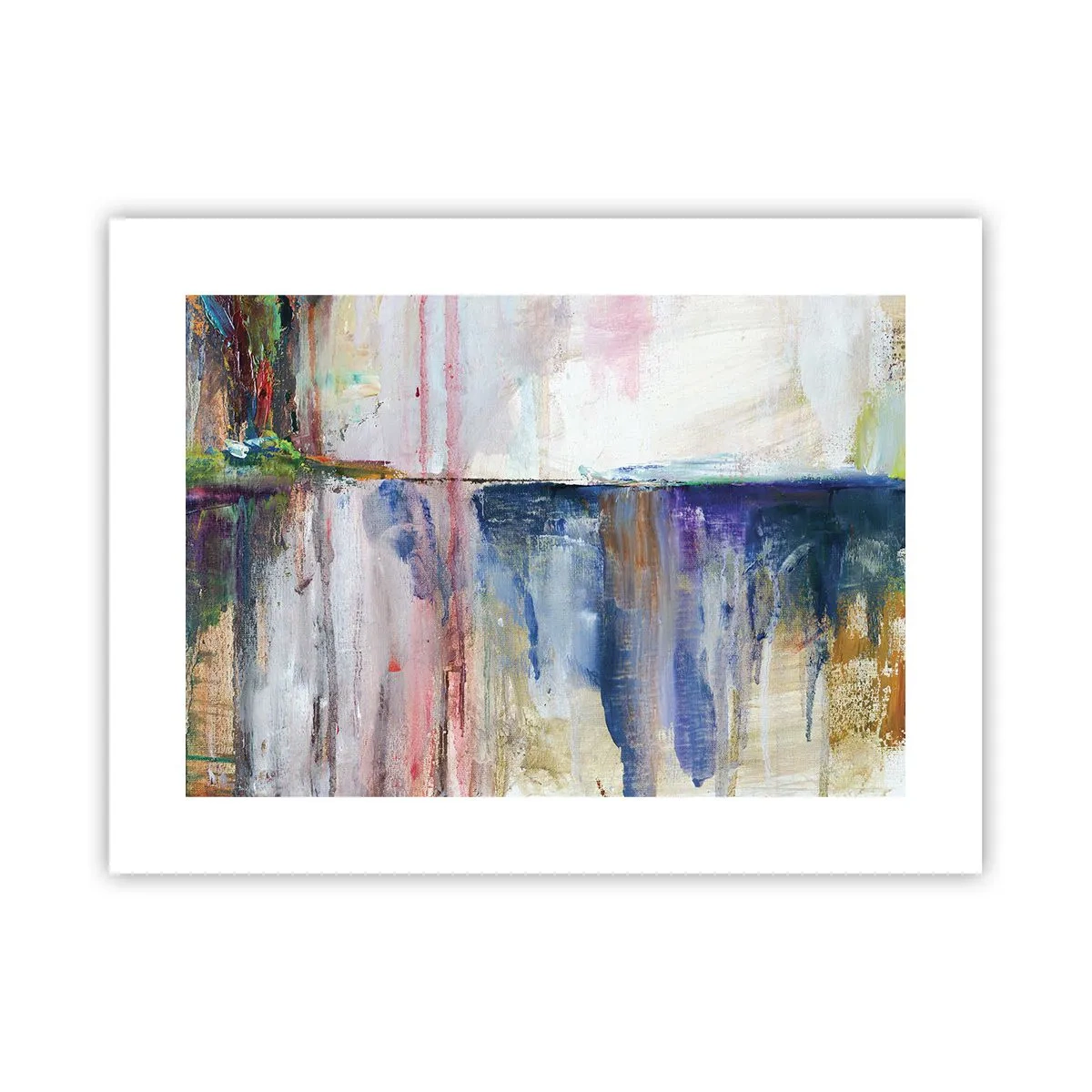 Plakat - Barwne wrażenia i skojarzenia - 40x30 cm