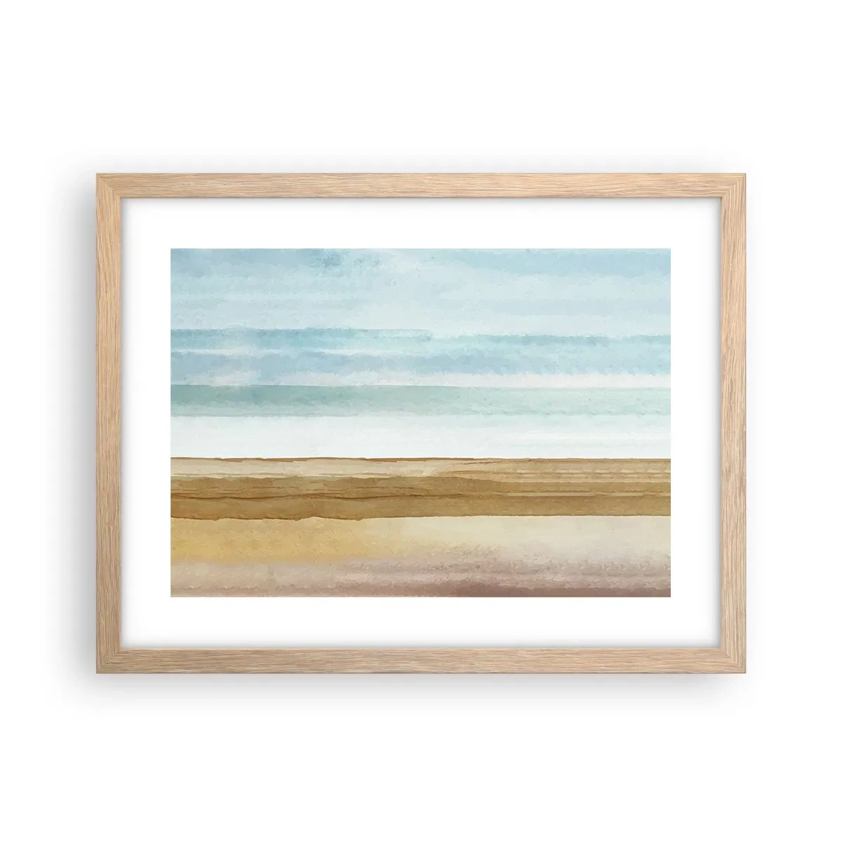 Plakat w ramie jasny dąb - Ukojenie - 40x30 cm