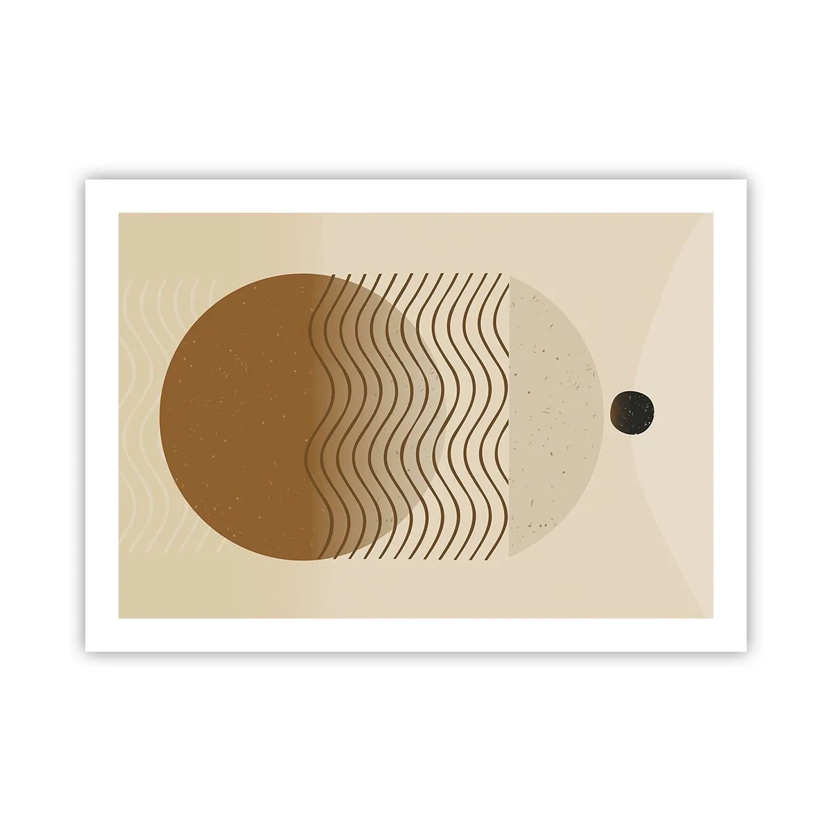 Plakat - O pochodzeniu figur geometrycznych - 70x50 cm