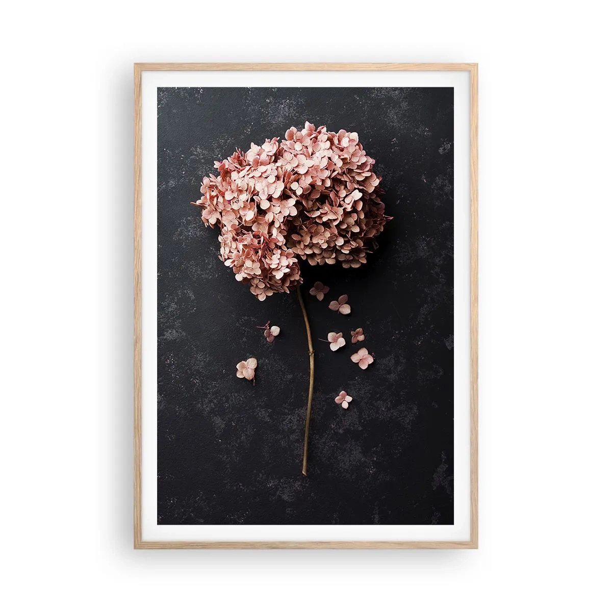 Plakat w ramie jasny dąb - Prawdziwie romantyczny znak - 70x100 cm