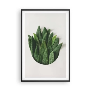 Plakat w czarnej ramie - Nieposkromiona ciekawość - 61x91 cm