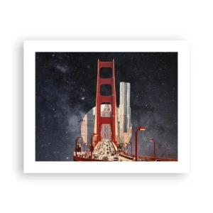 Plakat - Zawsze w centrum - 50x40 cm