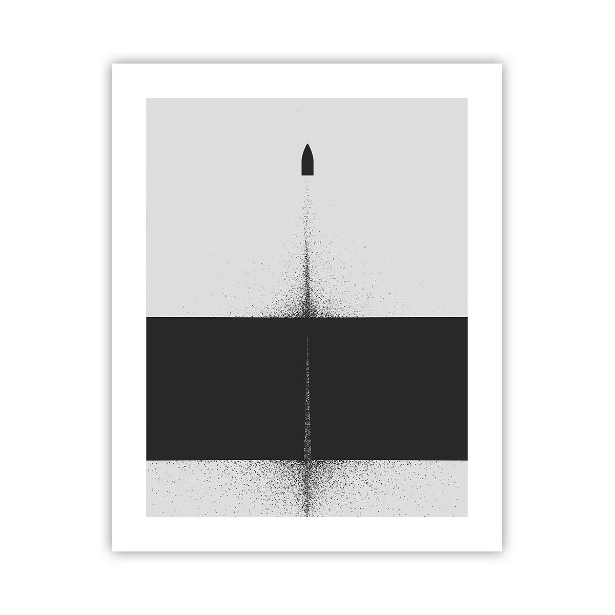 Plakat - Prosto do celu - 40x50 cm