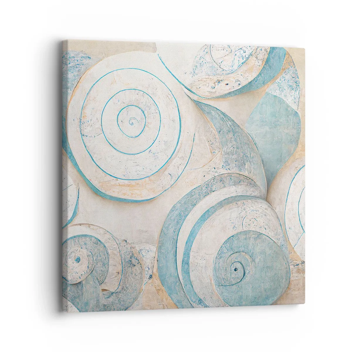 Obraz na płótnie - Co kryje muszla? - 30x30 cm