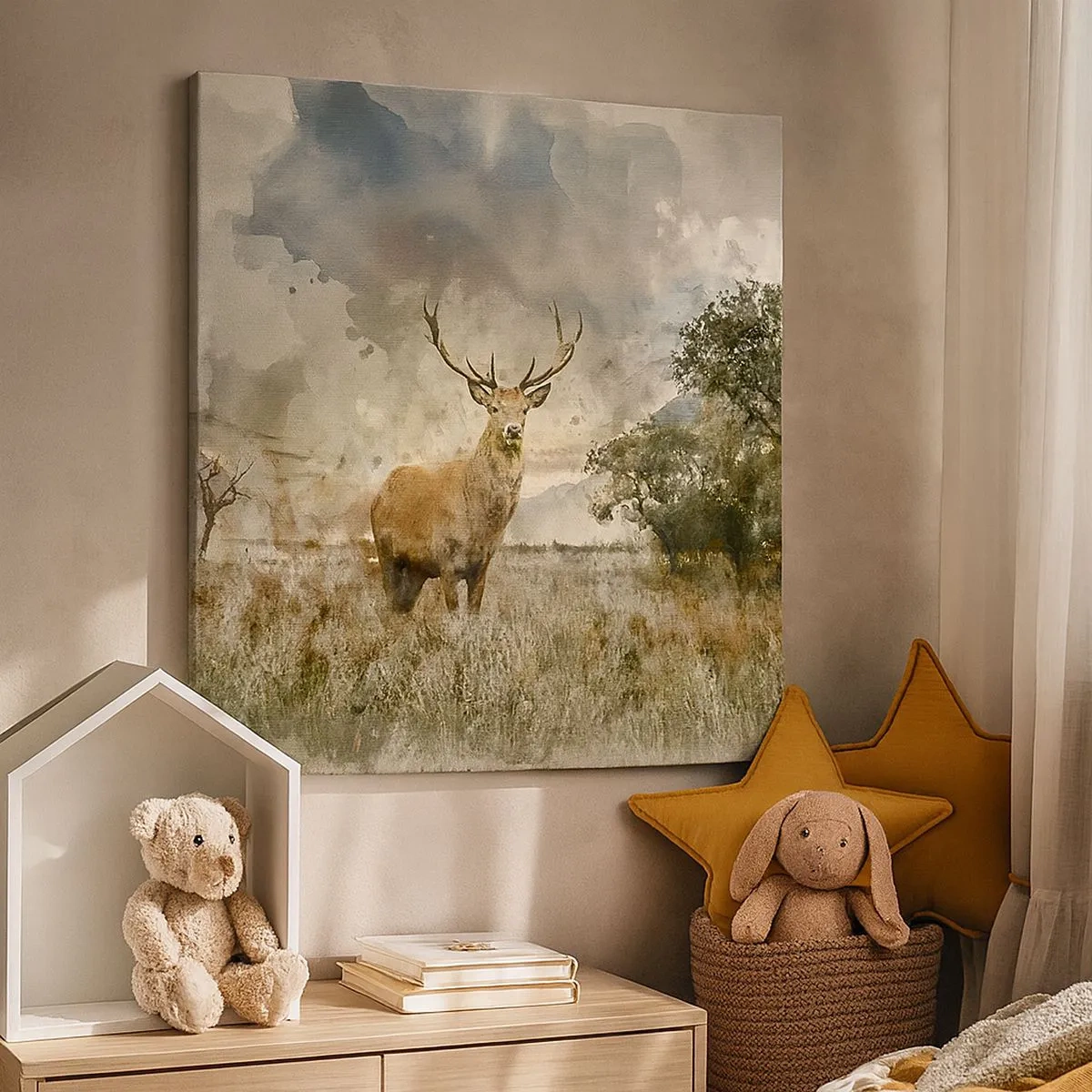 Obraz na płótnie - Godność - siła - dostojeństwo - 30x30 cm