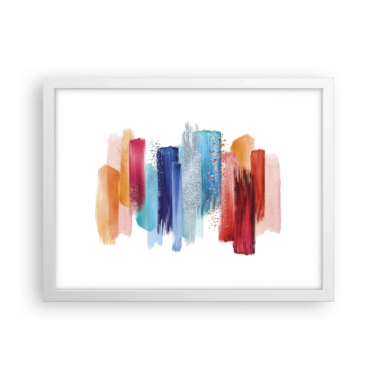 Plakat w białej ramie - W górę i w dół - 40x30 cm