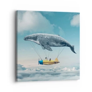 Obraz na płótnie - Dlaczego nie? - 40x40 cm