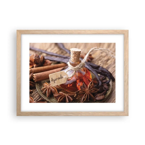 Plakat w ramie jasny dąb - Ku jedności ciała i ducha - 40x30 cm