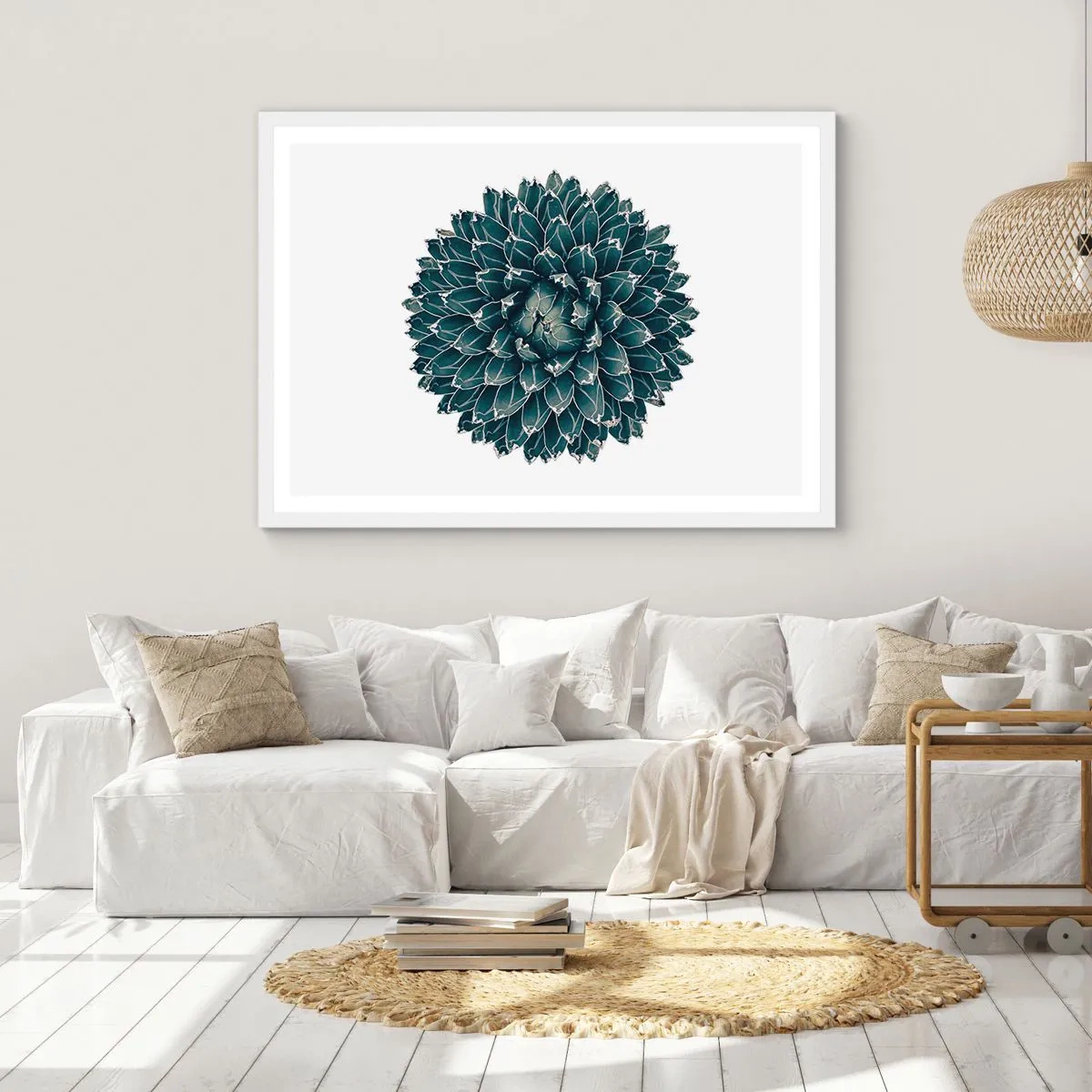 Plakat w białej ramie - Gwiazda pustyni - 70x50 cm