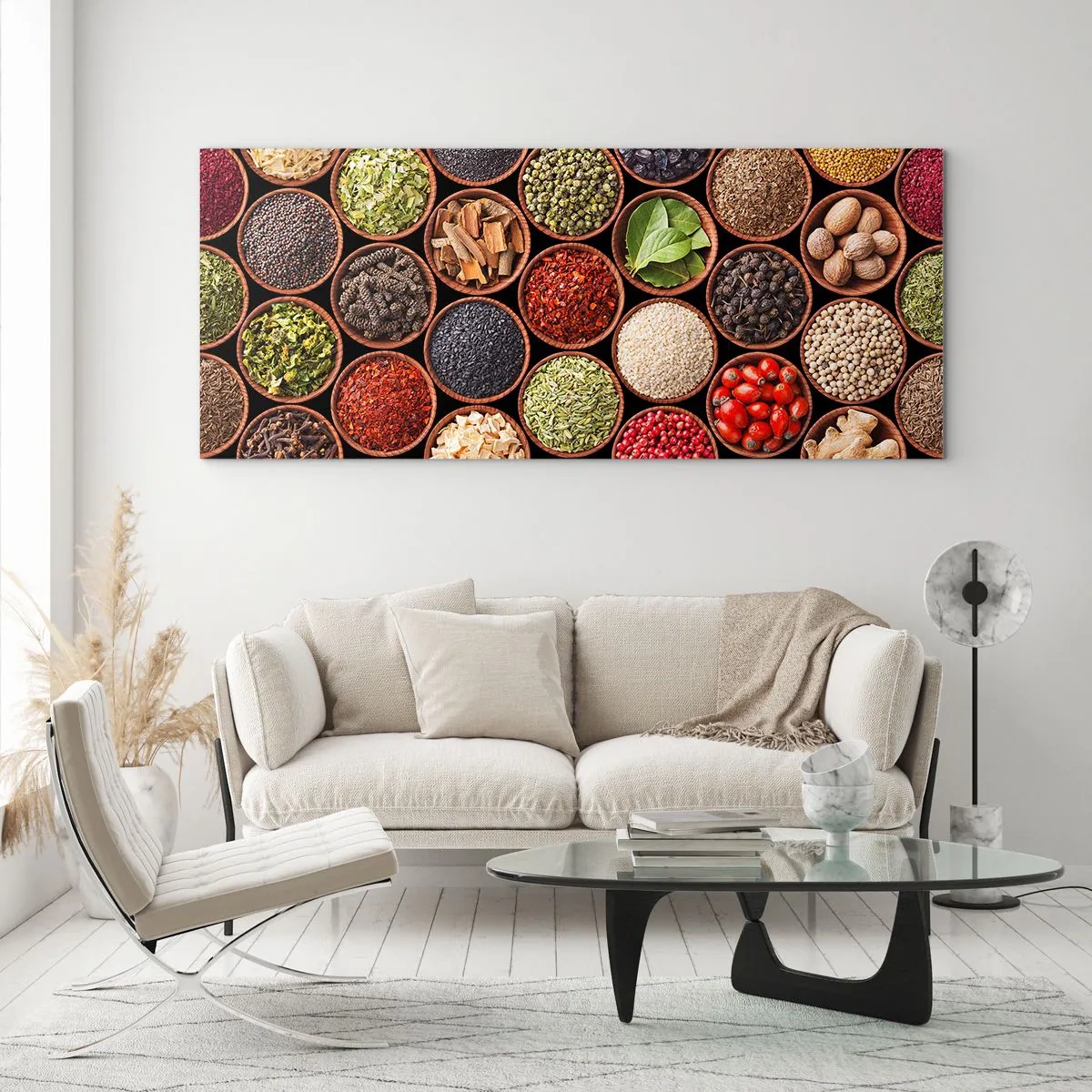 Obraz na szkle - Wszystkie smaki świata - 100x40 cm